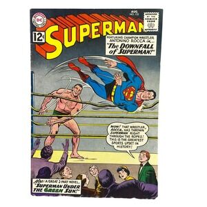 1962 Superman DC Comic Book #155 12 cent Advertising